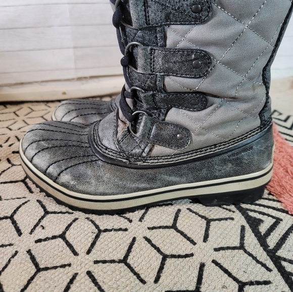 SOREL TORFINO SNOW BOOTS IN KETTLE & BLACK, SZ 7 - Picture 3 of 15